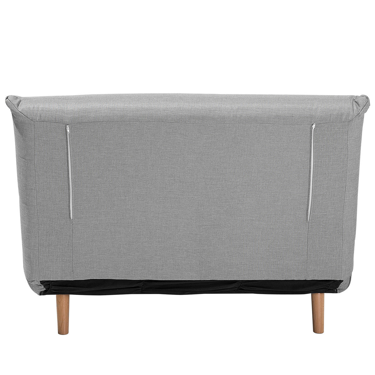 1-SITZER-SCHLAFSOFA Polyester Grau Setten - Hellgrau, Textil (104/82/190cm) - Beliani