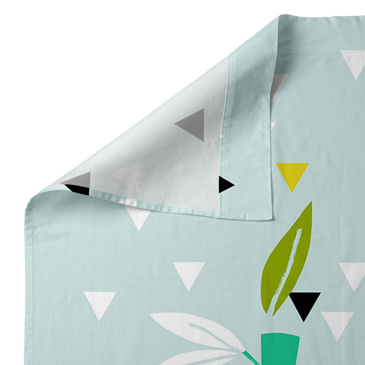 BETTWÄSCHE 2er-Set teiliges panda garden blue 180x270 cm blau - Blau, Textil (180/270cm) - Happy Friday