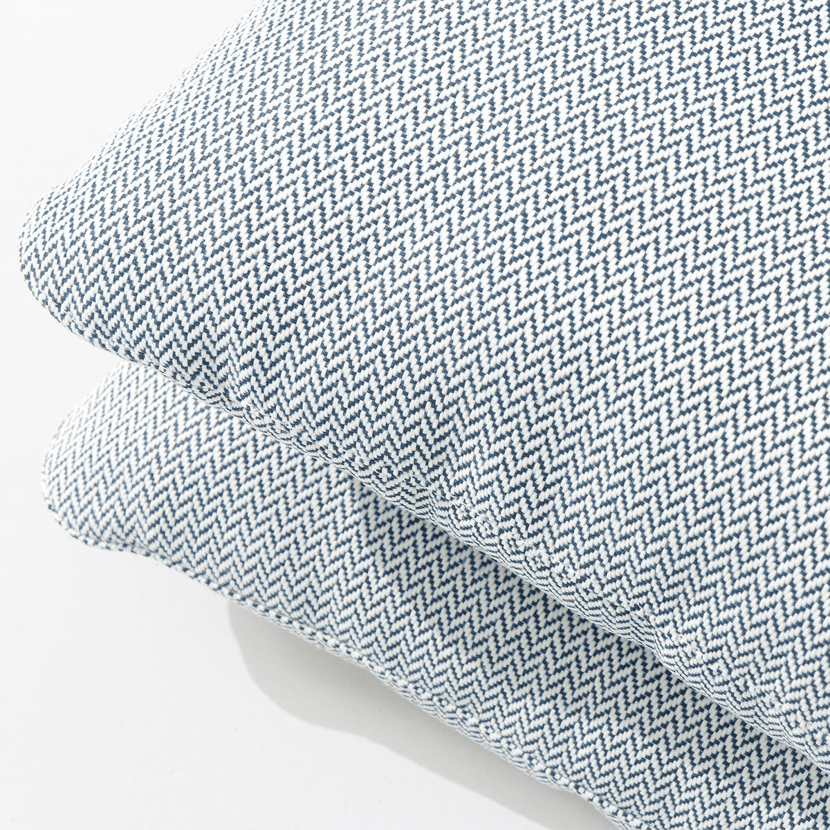 GARTENKISSEN RAMBE Dekokissen mit Füllung, 40x35 cm, Outdoorgeeignet, Blau - Weiß/Hellblau, Textil (40/35cm) - KONSIMO®