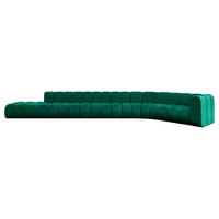 ECKSOFA modulares Sofa Tilmo-L3 - 581x194x70 cm Grün - Dunkelgrün, Holzwerkstoff/Textil (581/194cm) - ALTDECOR