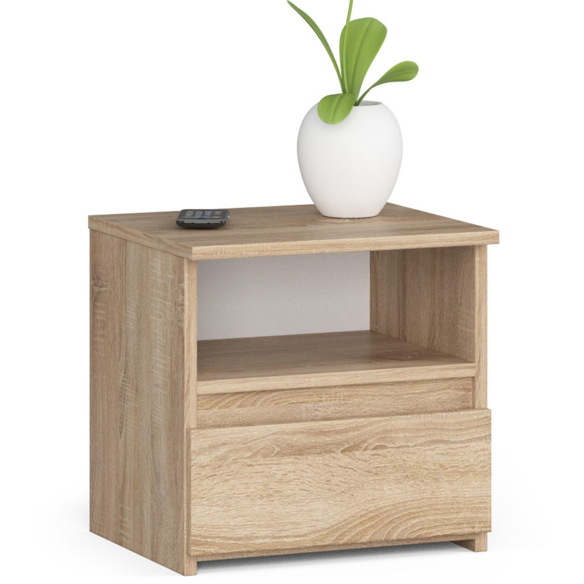 Akord Nachtschrank Sonoma Eiche 40x40x35 cm