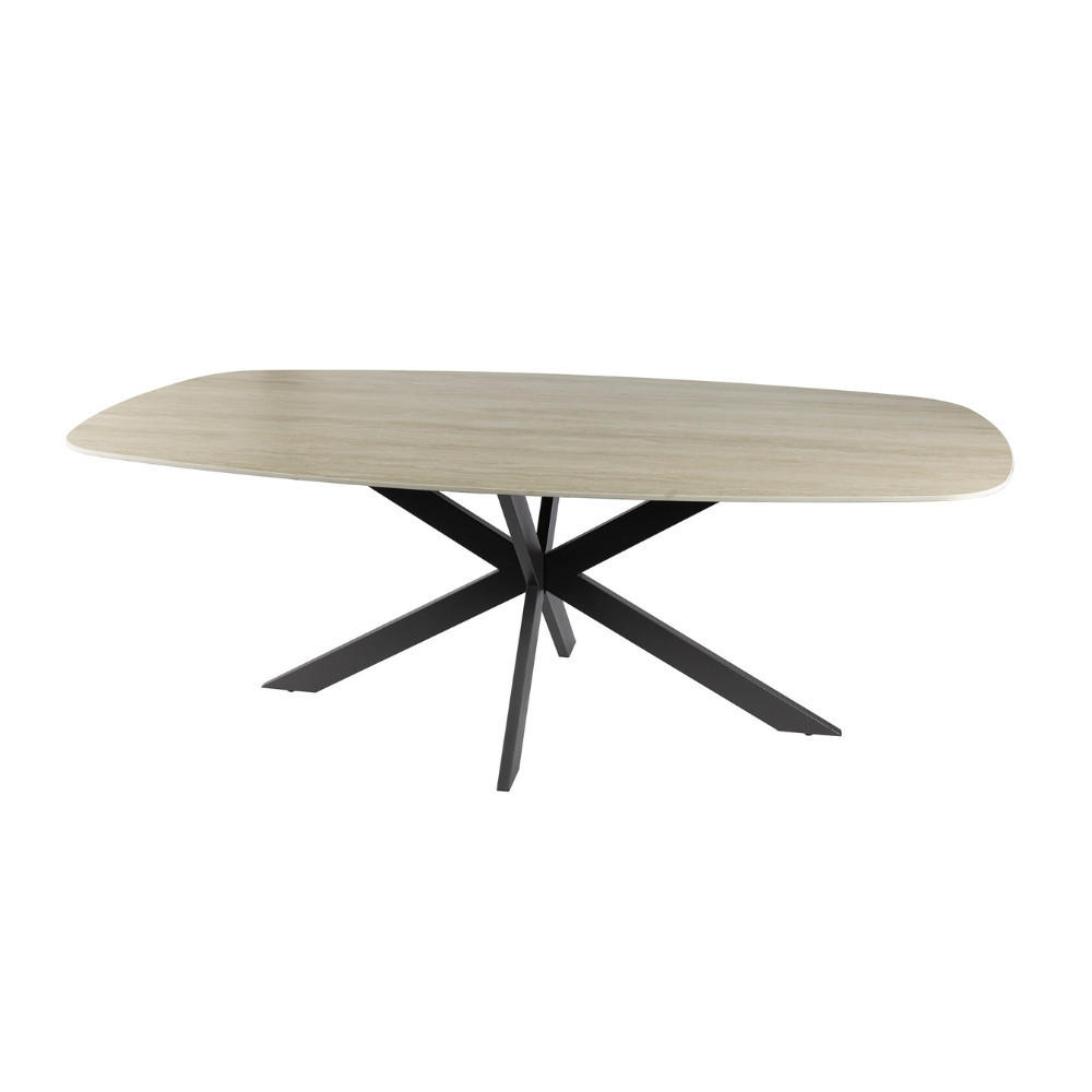 ESSTISCH ROMANO CROCE Beige Keramiktisch 180cm - Beige, Keramik (180/90/77cm) - alesvelt