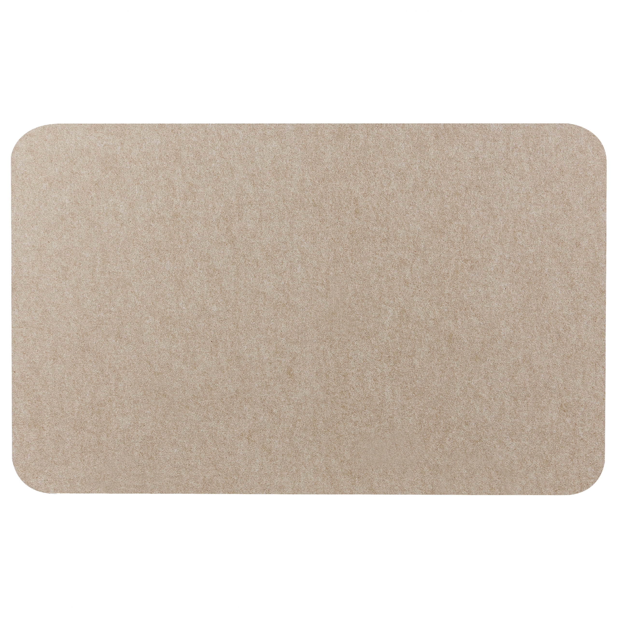 SCHREIBTISCHTRENNWAND 80 x 50 cm Beige Split - Beige, Textil (80/50/1cm) - Beliani