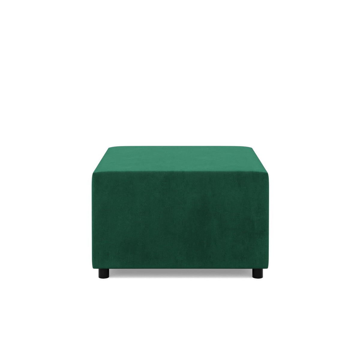 SITZPOUF 70 X 70 NEO, Dunkelgrün - Dunkelgrün, Textil (71/40/71cm)