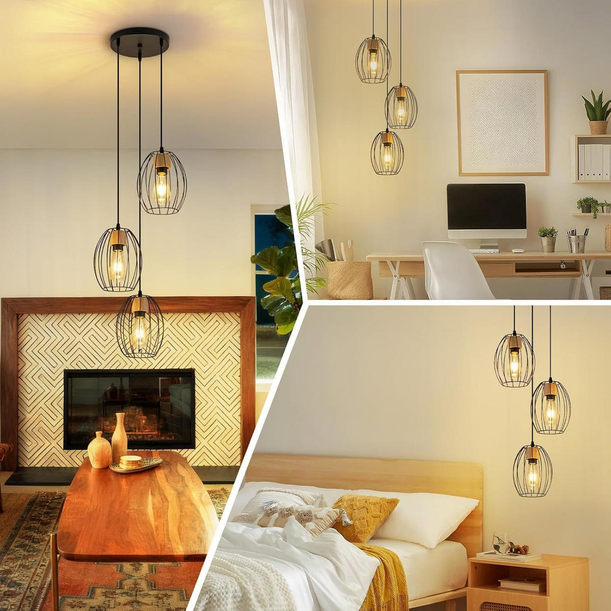 PENDELLEUCHTE BELL Ⅲ 24/17/147 cm - Schwarz, Metall (24/17/147cm) - Nettlife