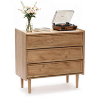 SIDEBOARD Holz mit 3 Schubladen - Braun, Holz/Holzwerkstoff (80/74/39cm) - Hometopia