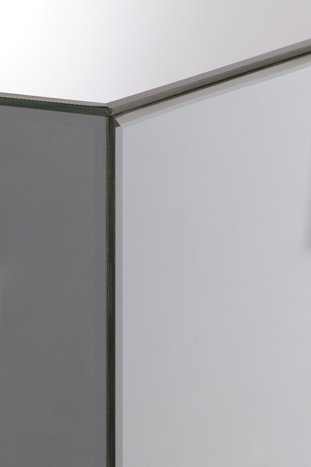 BLUMENSÄULE Daxton Grau 30/30/80 cm - Grau, Glas (30/30/80cm) - Light & Living