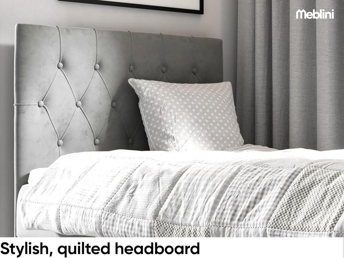 KINDERBETT FLIPPO 1 - Weiß/Grau, Holzwerkstoff (92/208cm) - Meblini