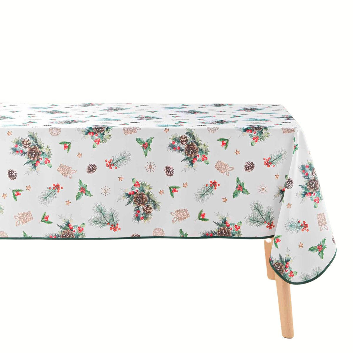 TISCHDECKE Hollystar festliches Motiv - Multicolor, Textil (150cm) - Douceur d´intérieur