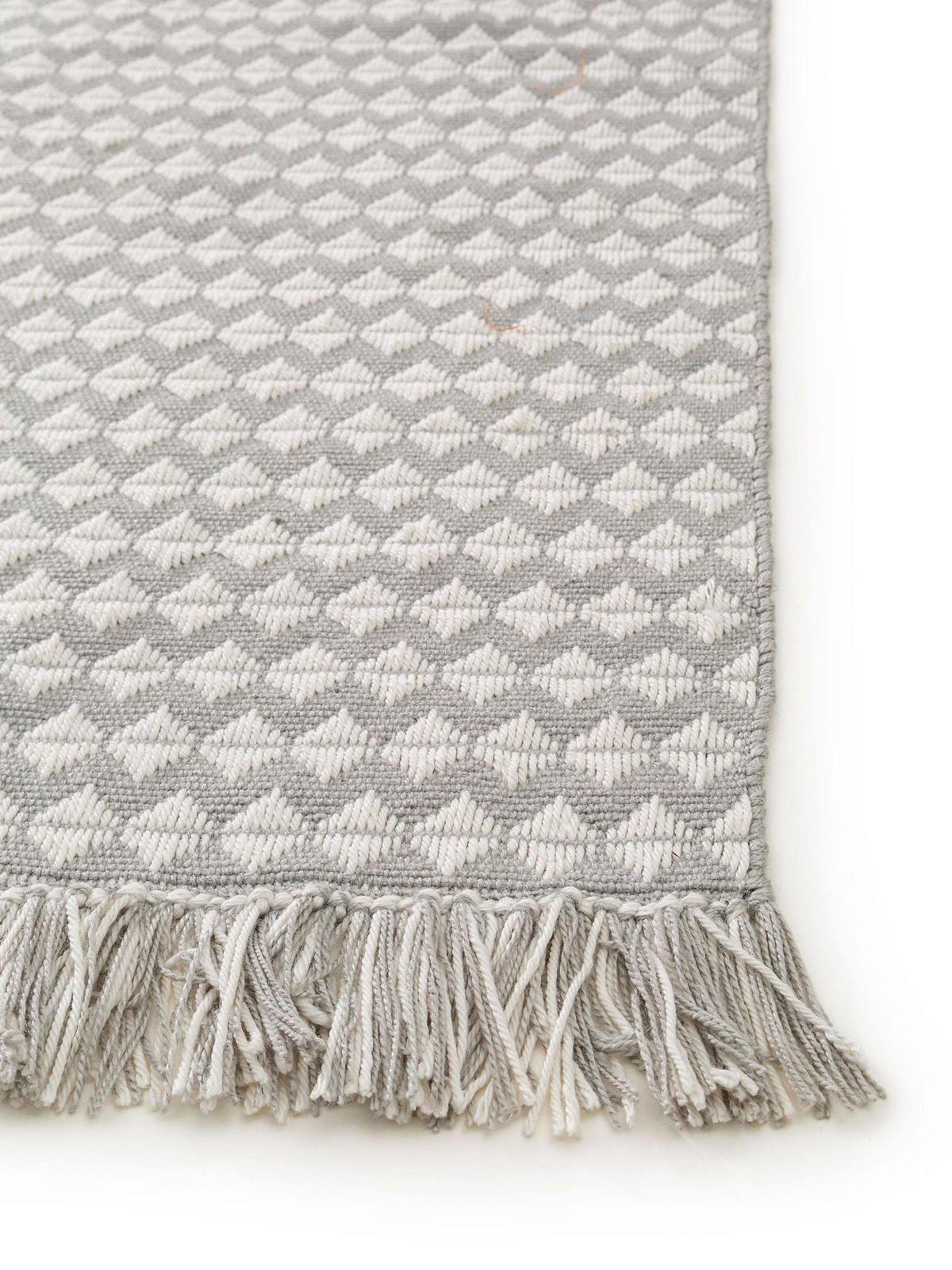 TEPPICH aus recyceltem Material Morty Grau 160x230 cm - Grau, Textil (160/1cm) - KUNSTLOFT
