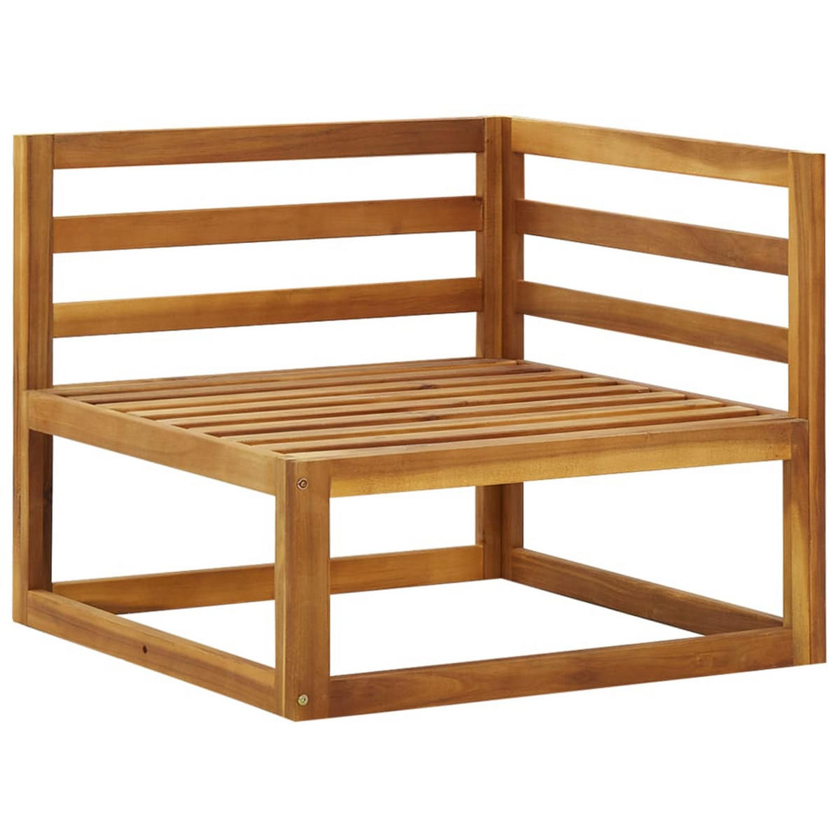 GARTENSOFA DYXP 70/60/70 cm （2er-set) - Creme, Holz (70/60/70cm) - ZMH