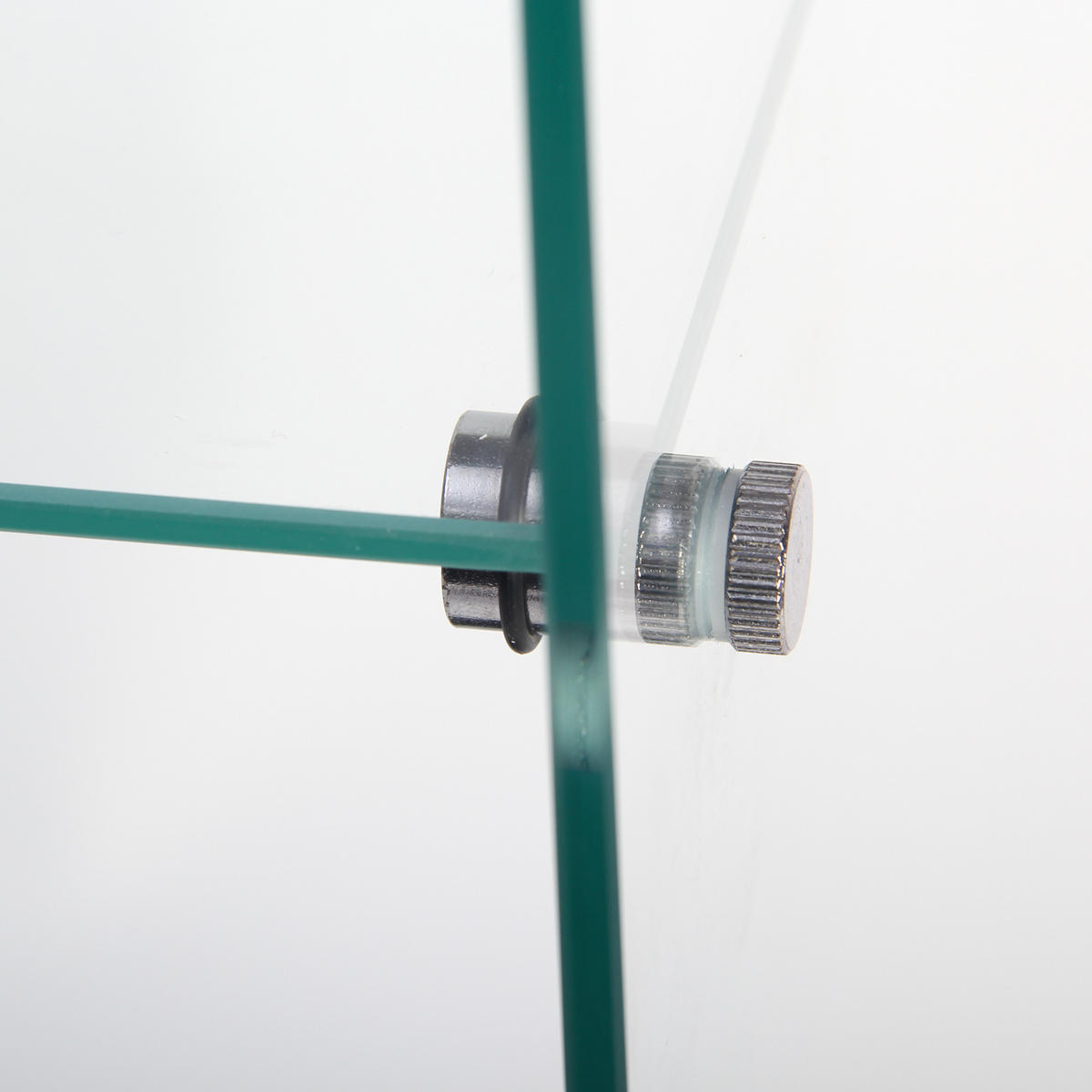 GLASVITRINE 36x80x164 cm 2 Türen 4 Glasböden schwarz - Schwarz, Holz (80/164/36cm) - LEBENLANG