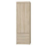DREHTÜRENSCHRANK ELENORA 59,9/190,5/53cm 1-türig Sonoma Eiche - Sonoma Eiche, Holzwerkstoff (59.9/190.5/53cm) - MASSENO