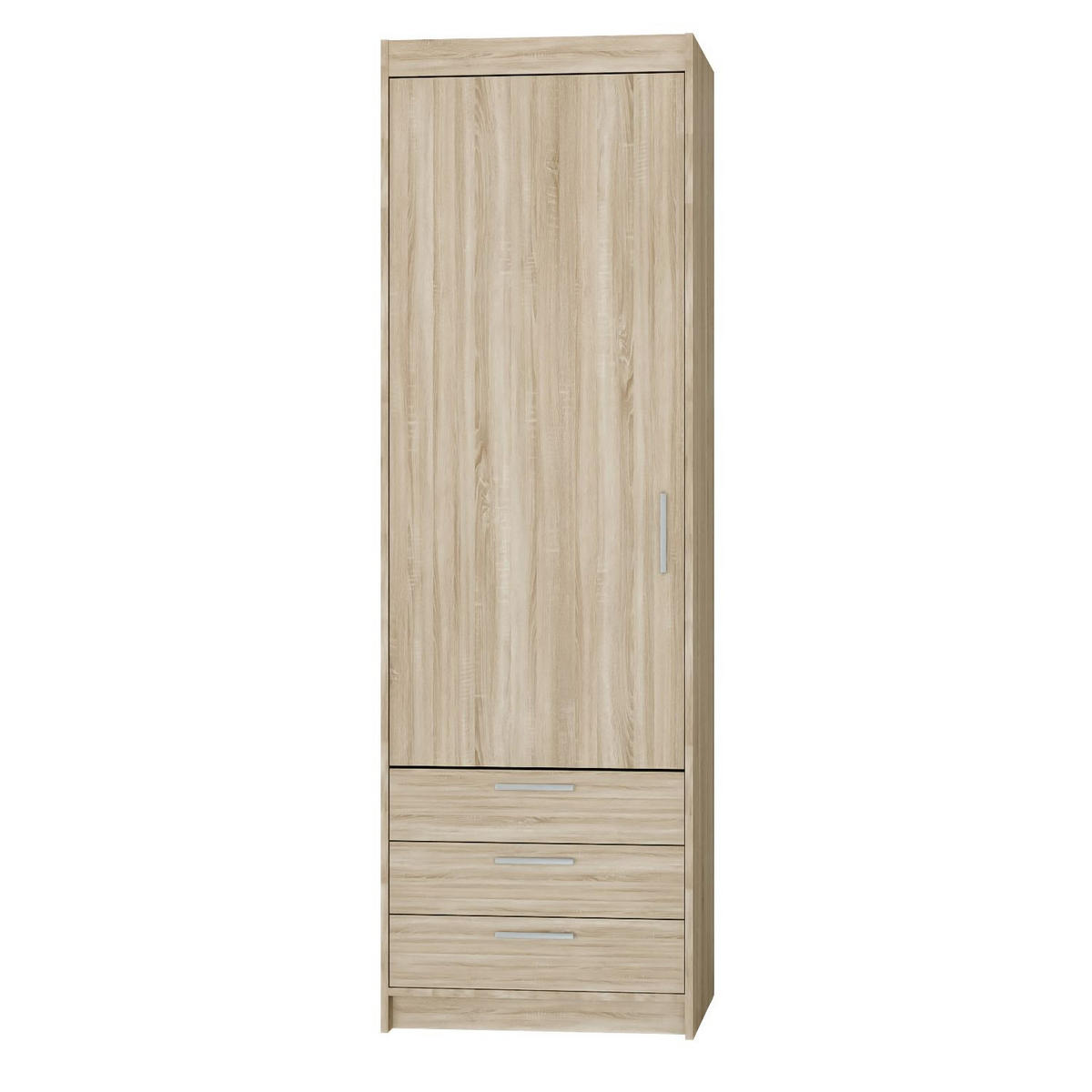 DREHTÜRENSCHRANK ELENORA 59,9/190,5/53cm 1-türig Sonoma Eiche - Sonoma Eiche, Holzwerkstoff (59.9/190.5/53cm) - MASSENO