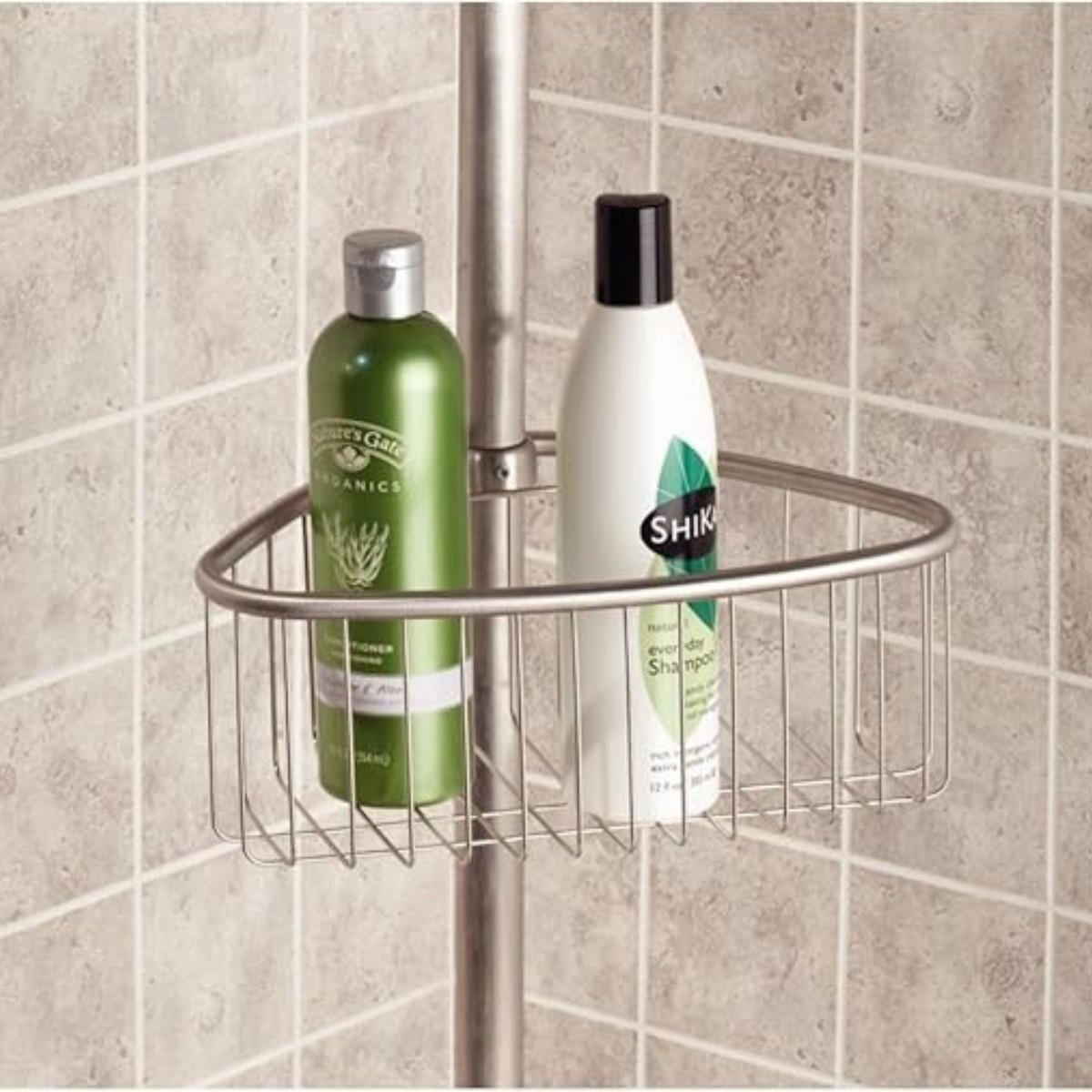 TELESKOP-ECKREGAL H60,2 cm 28,19/7,1/60,2 cm - Silberfarben, Metall (7.1/60.2/7.1cm) - Calicosy