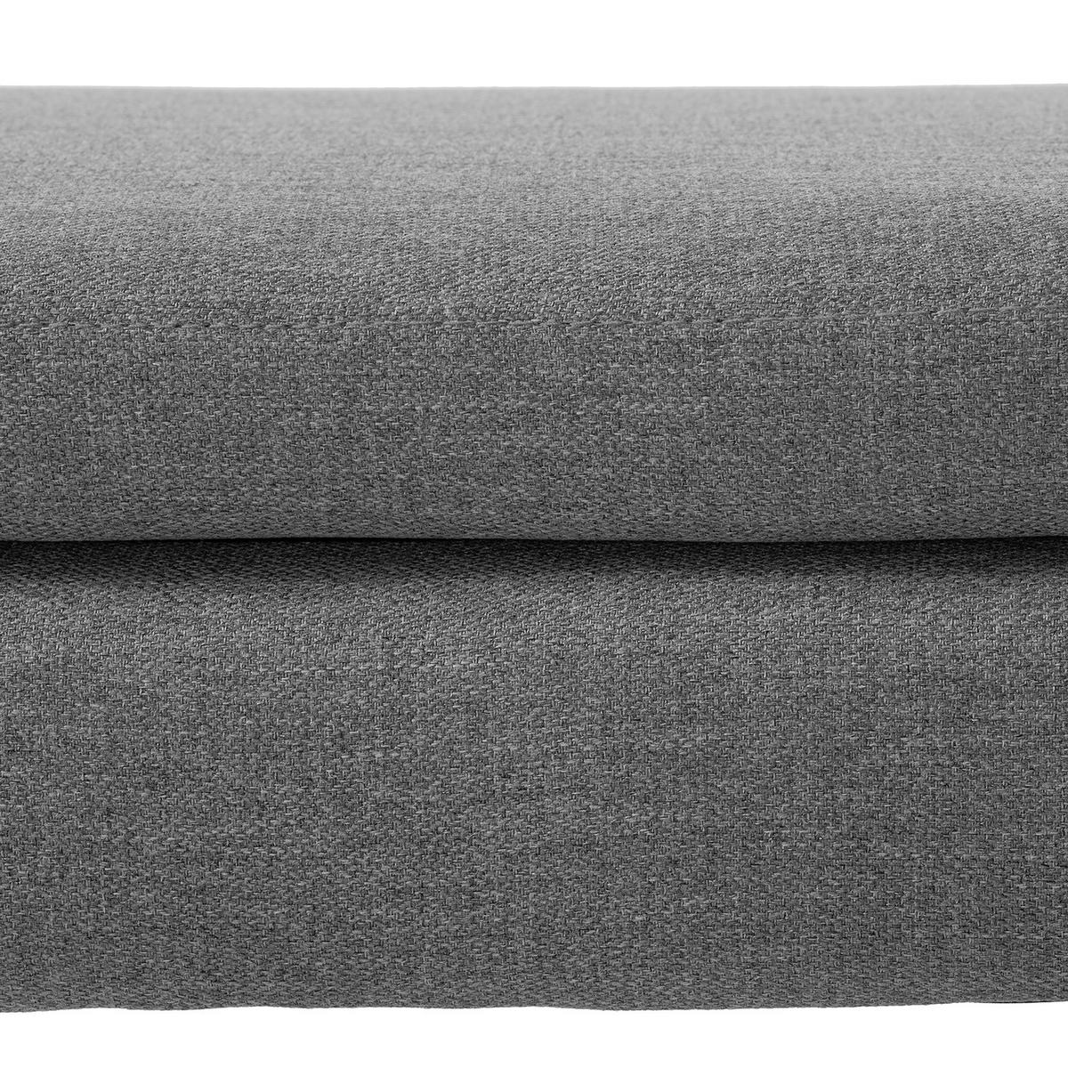 SITZBANK - Eichefarben/Graphitfarben, Eichenholz/Holz (140/48/41cm) - home24