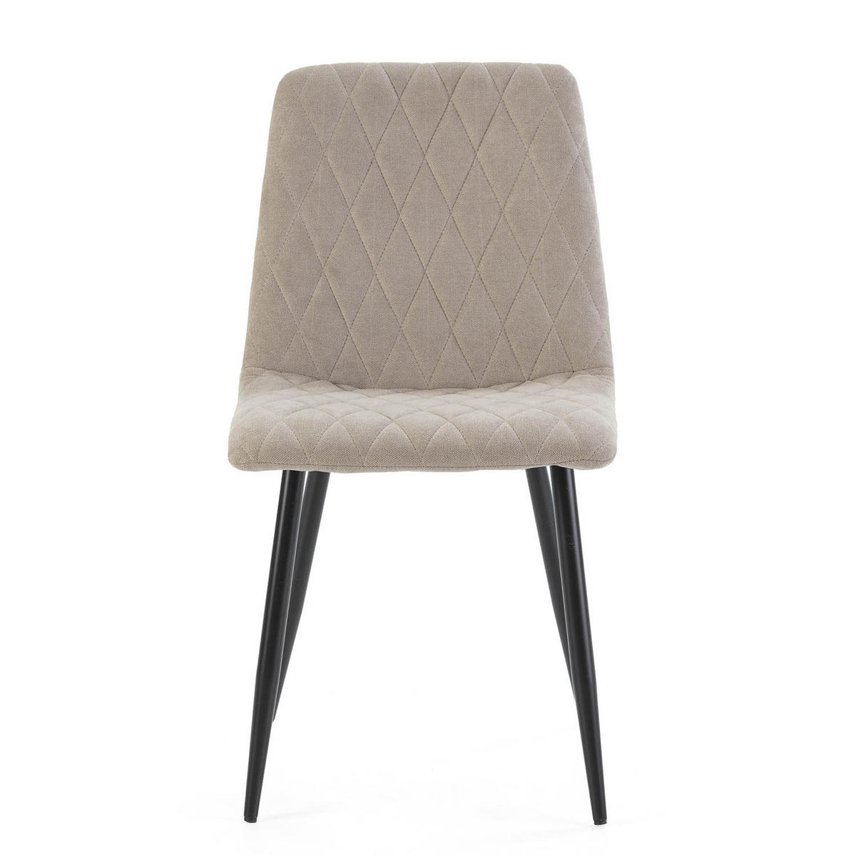 STUHL 4er-Set Abril Stoff beige - Beige, Textil/Metall (45/84/56cm) - VS Venta-stock