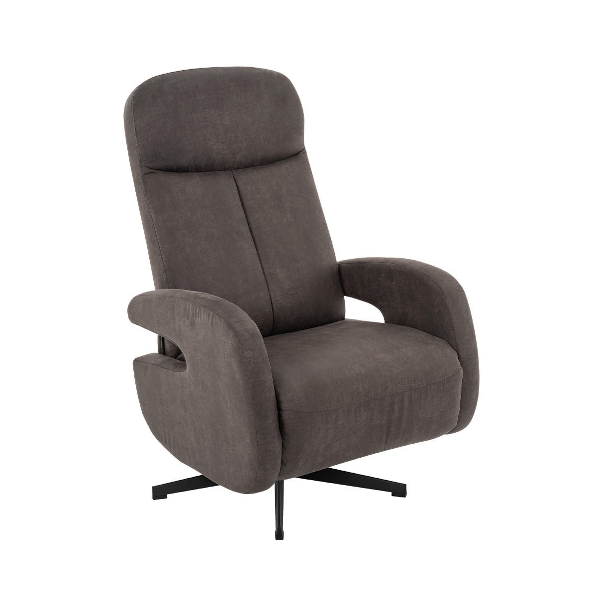SESSEL Esbjerg - Gray - 73/86/114 cm - Grau, Textil (73/114/86cm) - LABEL51