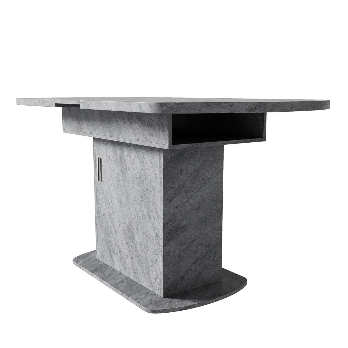 AUSZIEHTISCH Betonoptik 110-130/70/75 cm - Grau, Holz (70/110/75cm) - PANGIVO