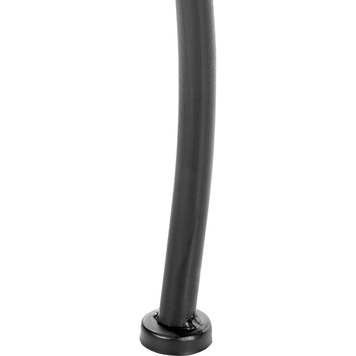 GARTENSTUHL Metall schwarz Liguria - Schwarz, Metall (71/91/49cm) - Beliani