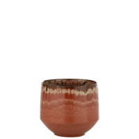 BLUMENTOPF ALINE - Töpferei - Rot - M - Ø 24,5 cm - Rot, Keramik (24.5/23.5cm) - J-Line