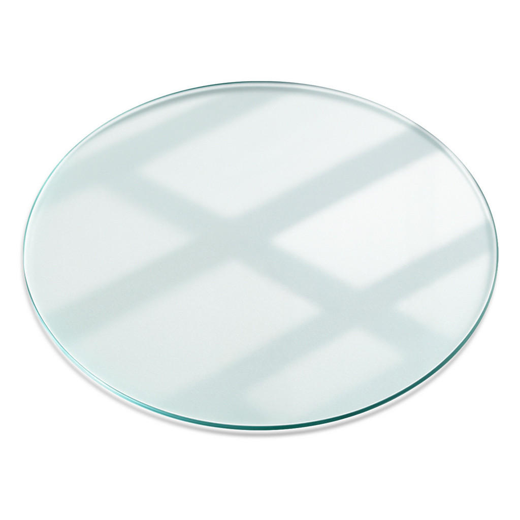 TULUP SKLENĚNÁ DESKA transparentní Ø80 cm