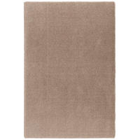 LUXUS HOCHFLOR LANGFLOR TEPPICH HARMONY - Taupe, Textil (80/320cm) - Snapstyle