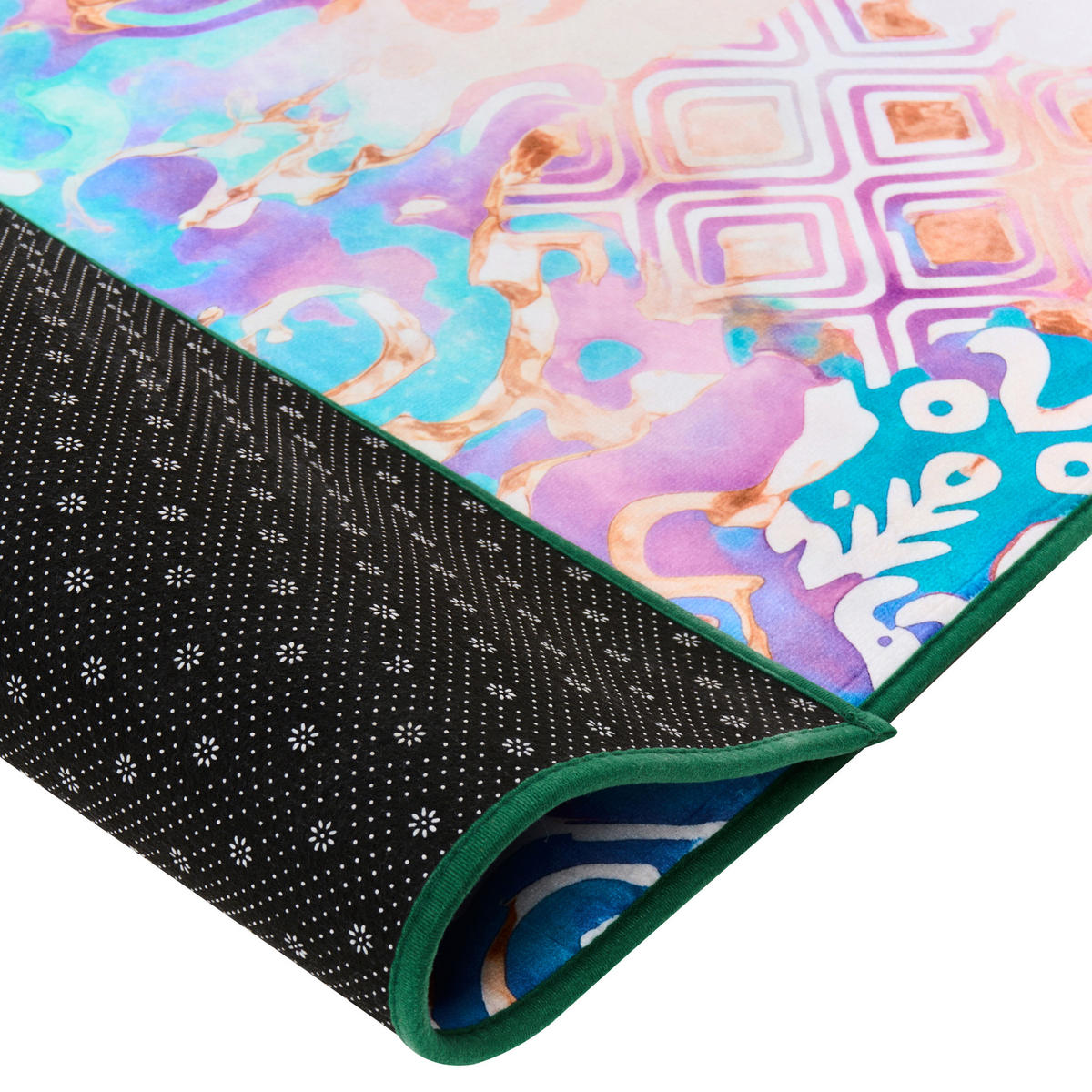 KOBEREC Barevný 200/300 cm Isvanta - různobarevná, textil (200/300cm) - Beliani