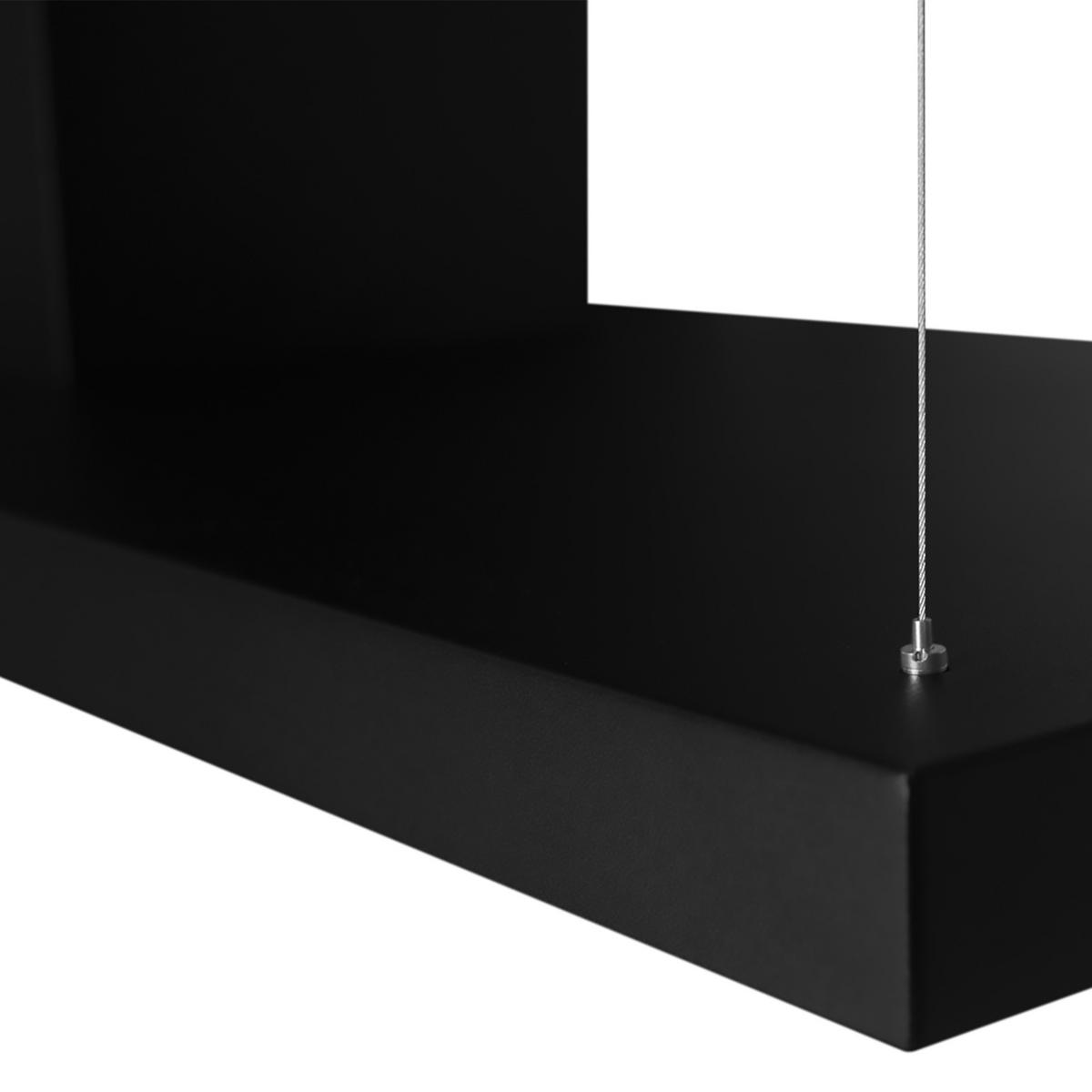 DUNSTABZUGSHAUBE GCH 793.R Diamond Eco BL + umluftset, 116 cm Schwarz - Schwarz, Metall (116/92/53.2cm) - Gurari