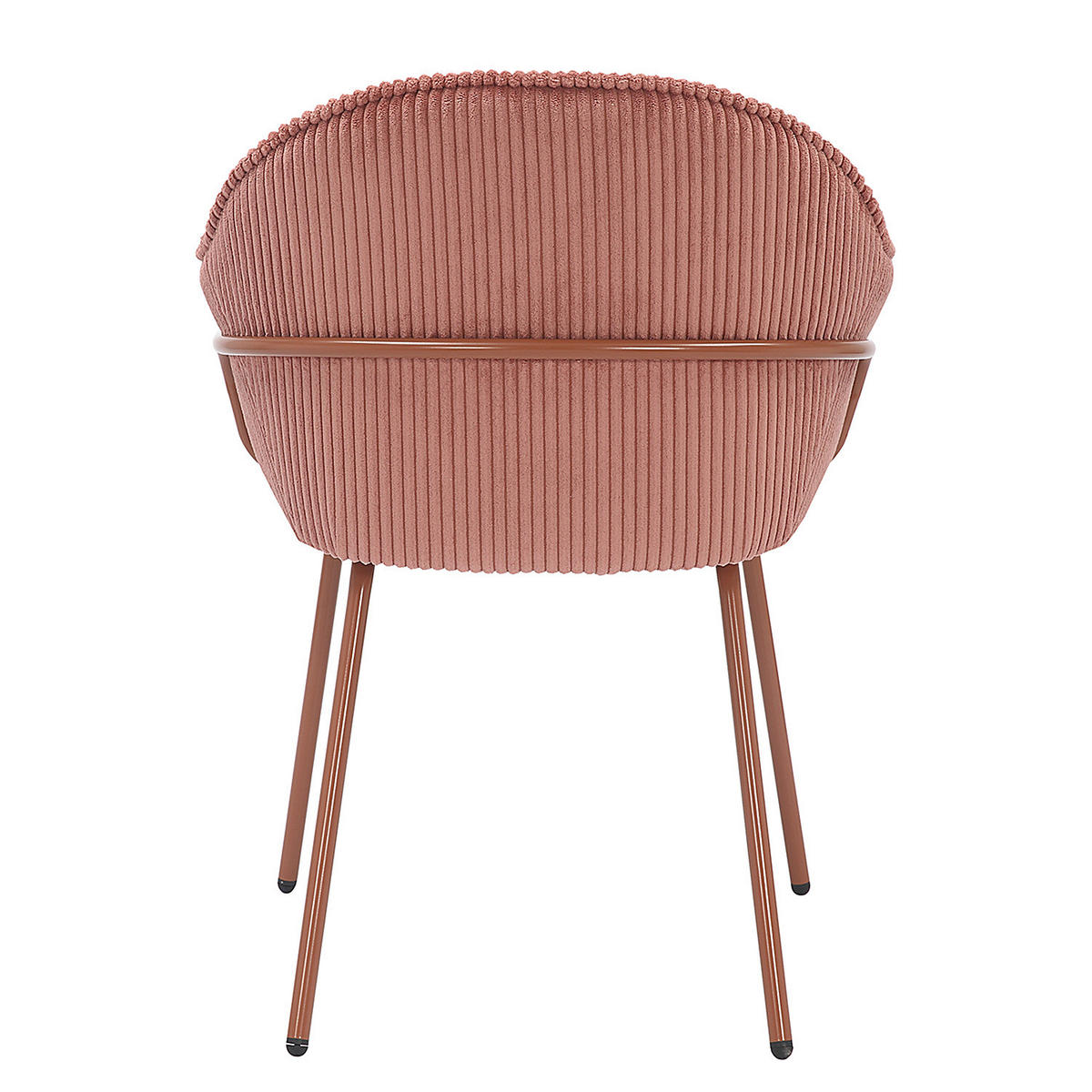 ARMLEHNENSTUHL - Mauve, Textil/Metall (63/81/64cm) - home24
