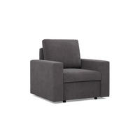 LOUNGESESSEL NEO, Cord - Dunkelgrau - Grau, Textil (83/85/92cm) - Mebligo