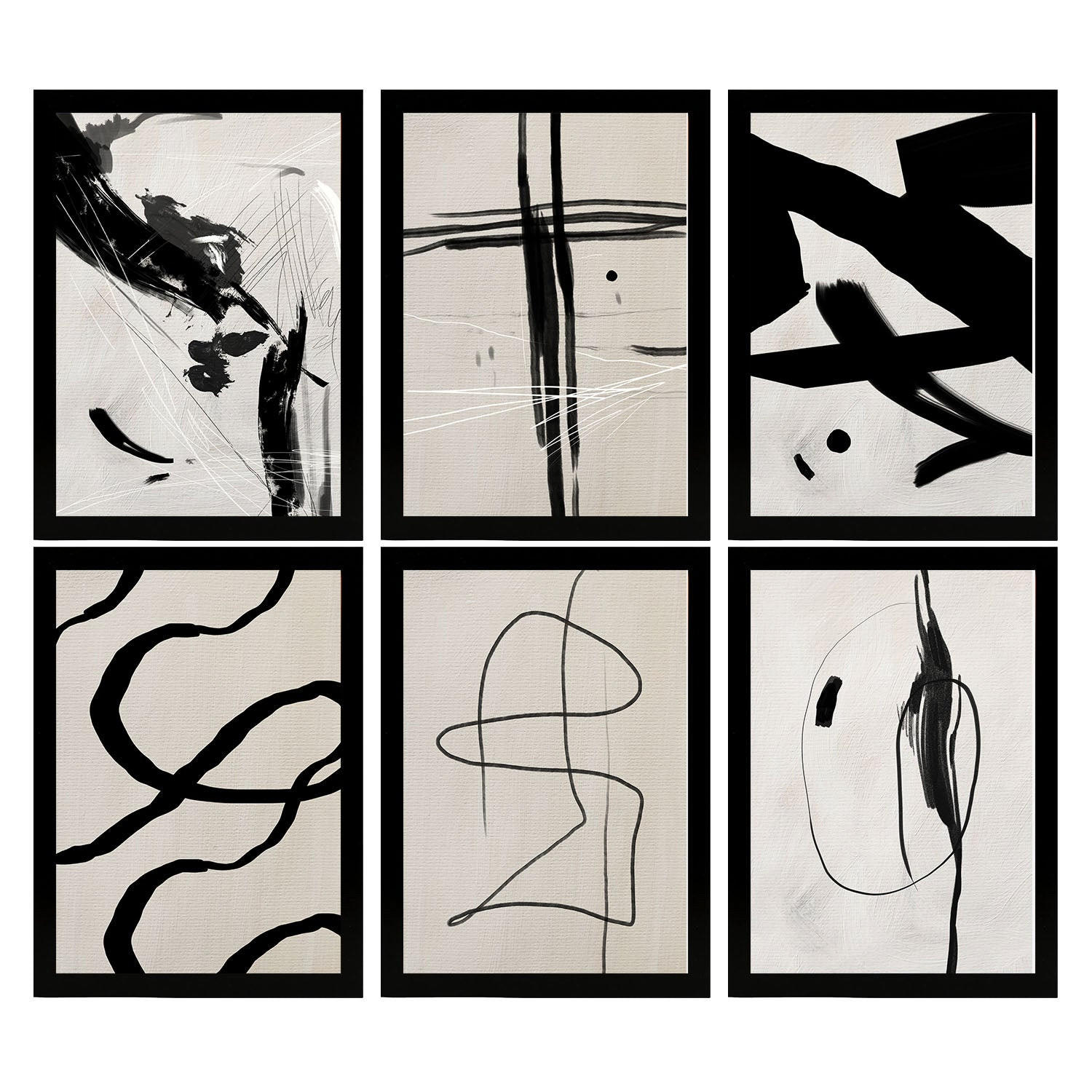Nacnic Poster Schwarz 29x3 cm
