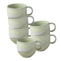 HENKELBECHER Perlemor Alga grün 290 ml 6er Set - Grün, Keramik (0.29L) - like.Villeroy & Boch