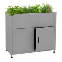 HOCHBEET 91x101x51cm Grau - Grau, Metall (101/91/51cm) - PROREGAL