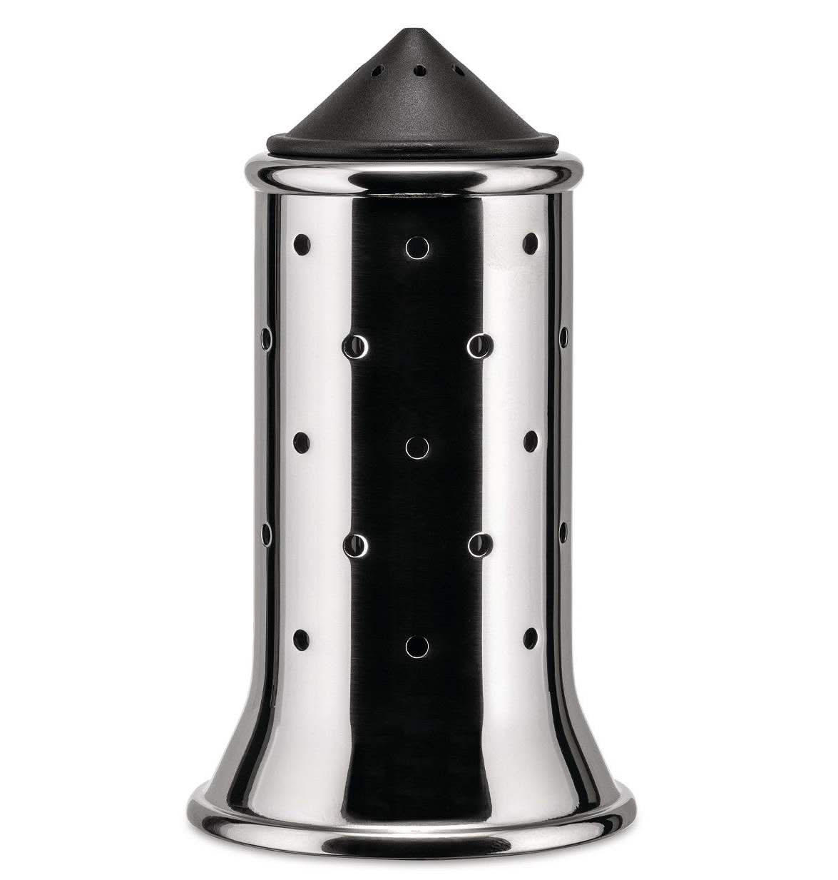 SALZSTREUER- MGSAL B - Schwarz - von Michael Graves - Schwarz, Metall (2/12/7cm) - Alessi