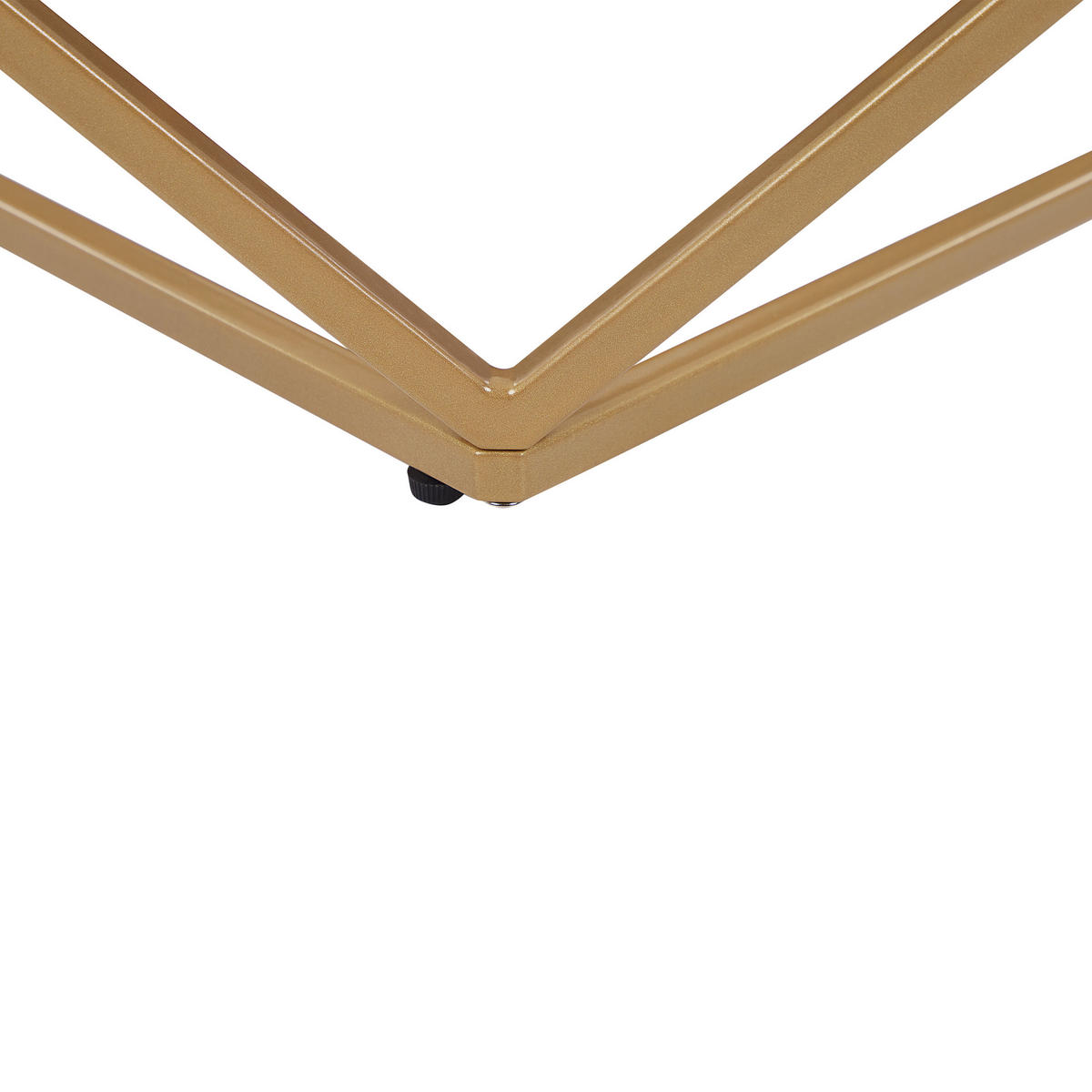 COUCHTISCH Marmor Optik beige/gold quadratisch 80/80 cm Malibu - Beige/Goldfarben, Holzwerkstoff (80/80/41cm) - Beliani
