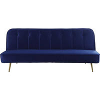 SCHLAFSOFA James Dunkelblau - Dunkelblau, Textil/Metall (180/75/83cm) - Habitat Garten