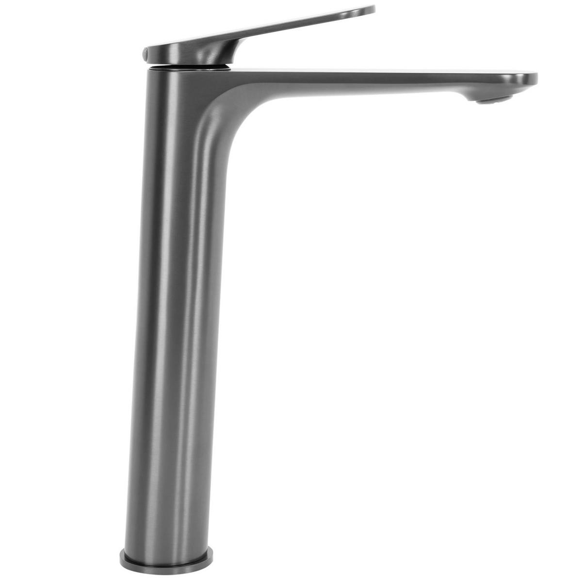 WASCHBECKENARMATUR Rea Marco Gun Grey High - Titanfarben, Metall (4.2/27.5/17.7cm) - REA