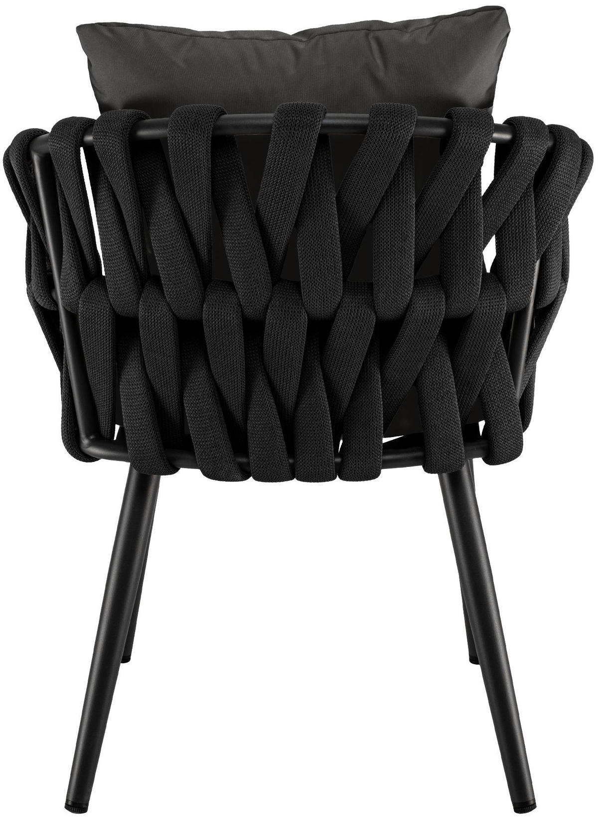 GARTENSTUHL Metall Anthrazit - Anthrazit, Metall (61/77/60cm) - CLP