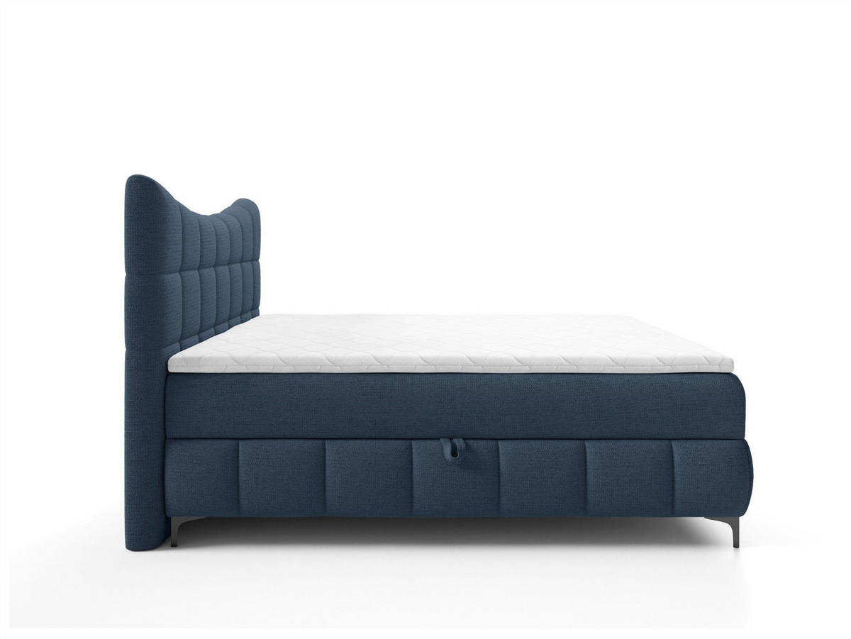 BOXBETT Charles Premi.. In Aragon - Blau, Holzwerkstoff/Textil (120/200cm) - Fun Möbel