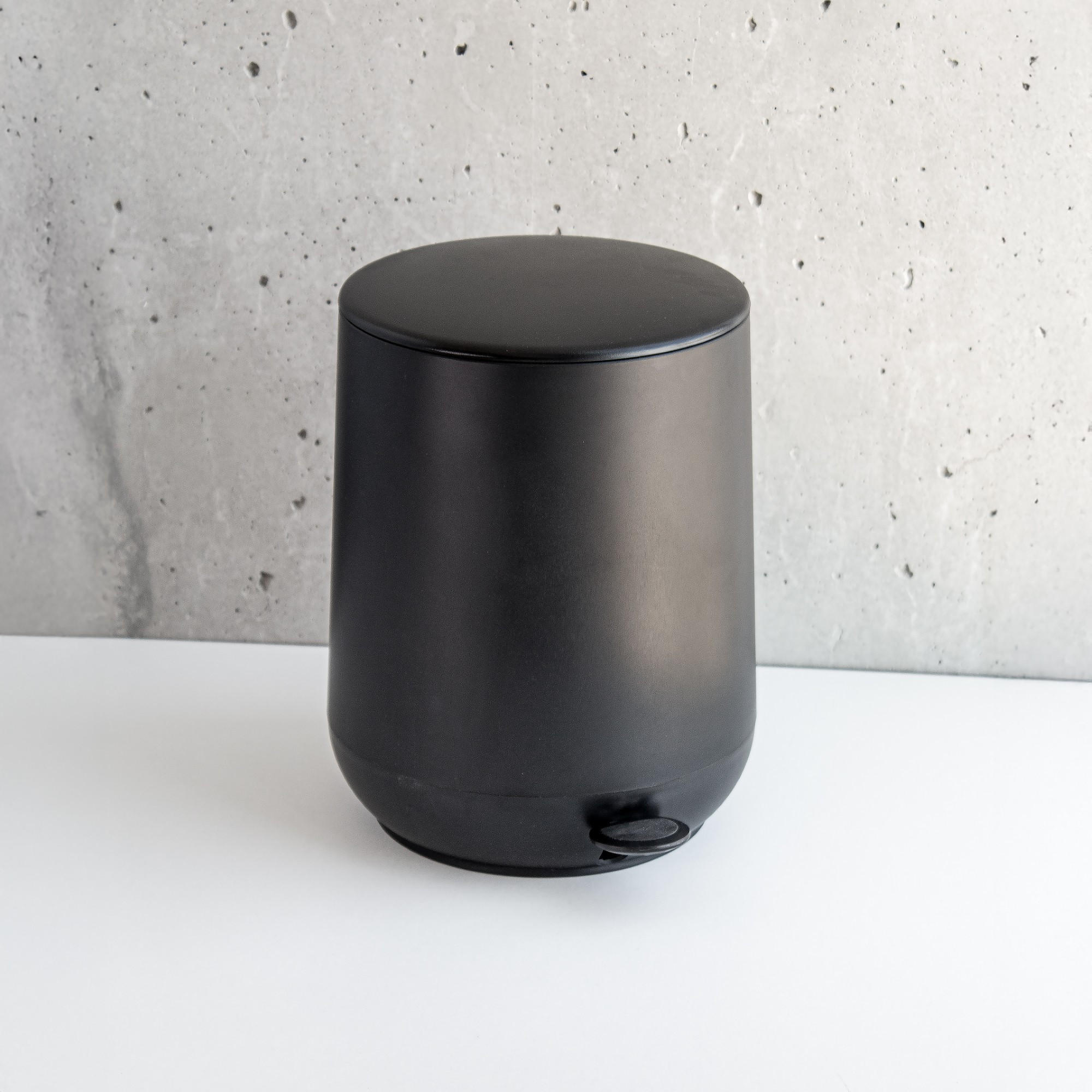 Thumbnail - Nuxio Treteimer, Schwarz, Kunststoff, 22.5x29.5x26.5 cm, Badaccessoires, Waschplatzzubehör, Kosmetik- & Abfalleimer