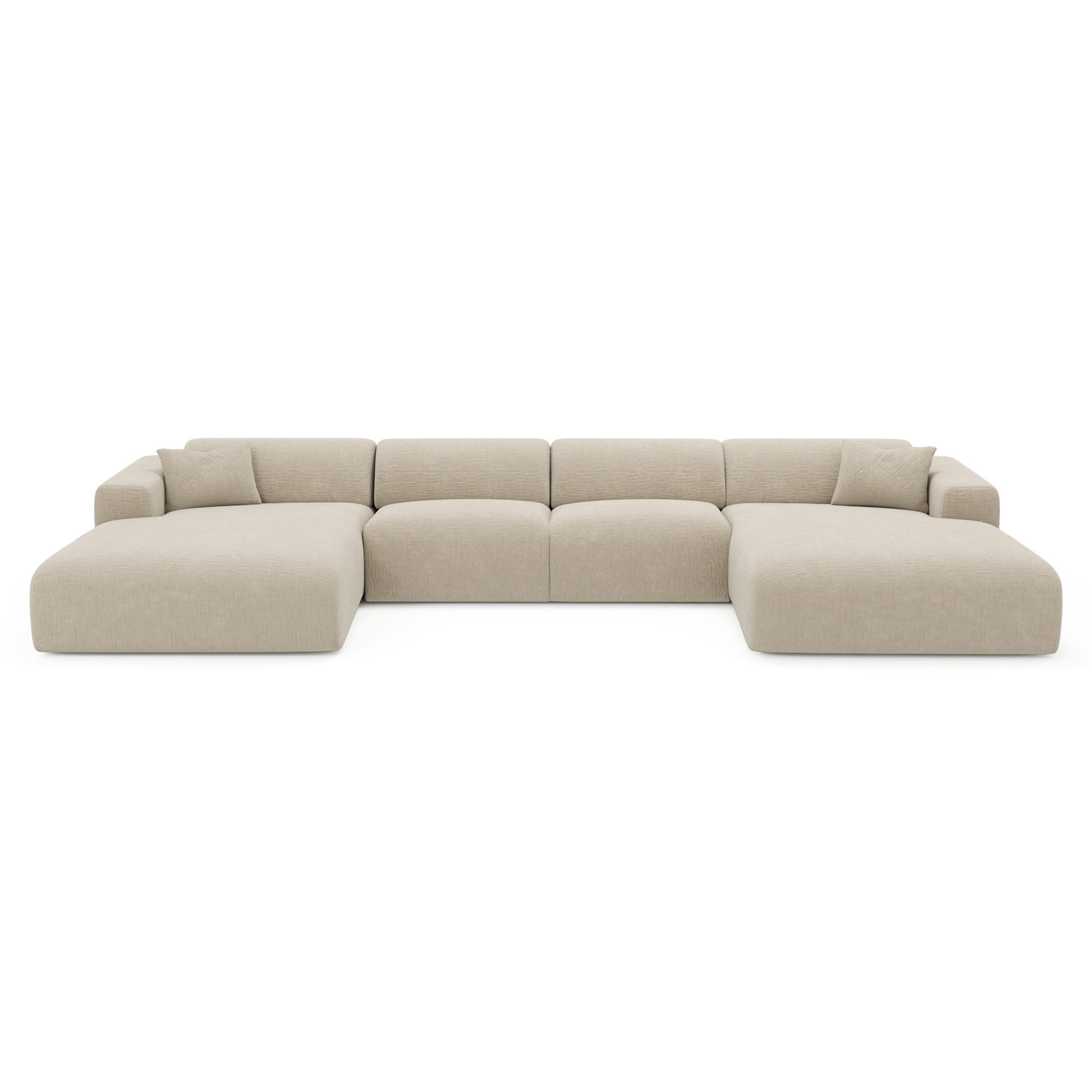 Sia Home Wohnlandschaft Beige 356x73x166 cm