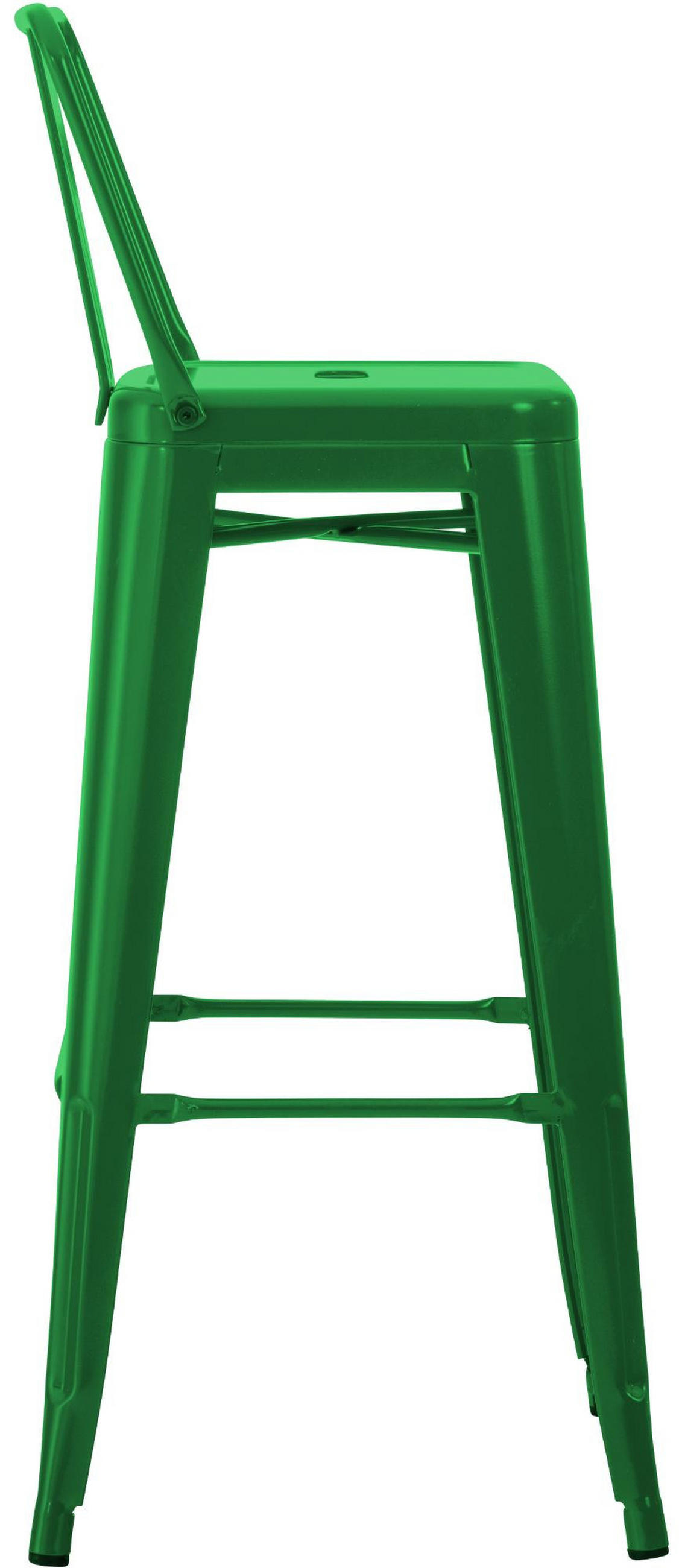 BARHOCKER 2er Set Lekel Metall Grün - Grün, Metall (44/96/43cm) - DELUKE