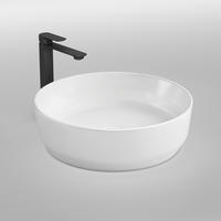 WASCHBECKEN Zylindrisch Keramik Weiß Glänzend Ø39 / 12 cm - Weiß, Keramik (39/12/39cm) - EMKE