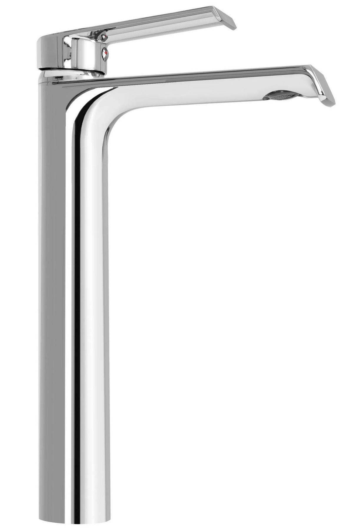 WASCHBECKENARMATUR Rea Hass Chrom High - Chromfarben, Metall (4.2/28/15.5cm) - REA