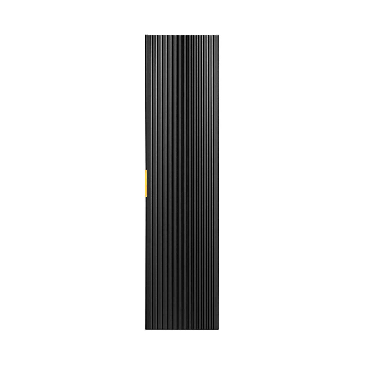 HÄNGESÄULE Adriel Mattschwarz - Schwarz, Holzwerkstoff (35/140/25cm) - Petits-meubles