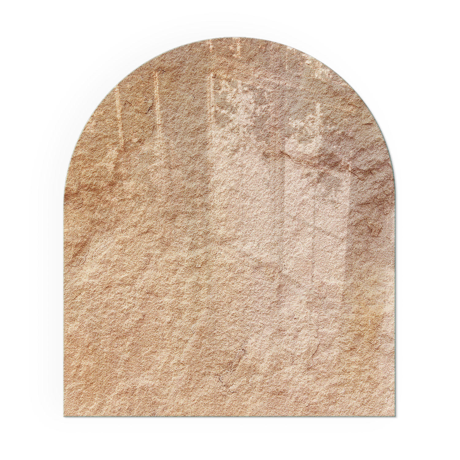 GLASPLATTE für Kamin 80x70 cm - Beige, Glas (80/70/0.4cm) - TULUP