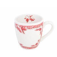MINI-BECHER Romantik in Rot - 200 ml - Rot, Keramik (0.2L) - Blond Amsterdam