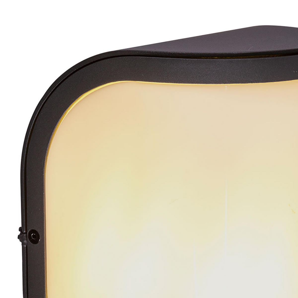 AUSSEN-WANDLEUCHTE Aluminium Anthrazit Opal 2er Set - Anthrazit, Metall (14/20/14.7cm) - Globo Lighting