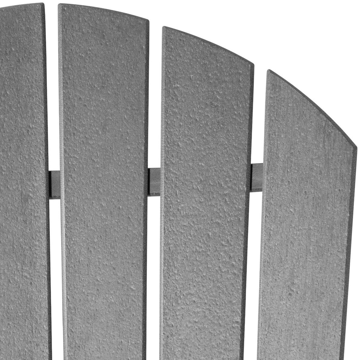 GARTENSTUHL Joan,Belastbarkeit 120 kg, 83 x 79 x 97 cm,hellgrau - Hellgrau, Kunststoff (79/97/83cm) - tectake
